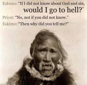 eskimo god sin going to hell